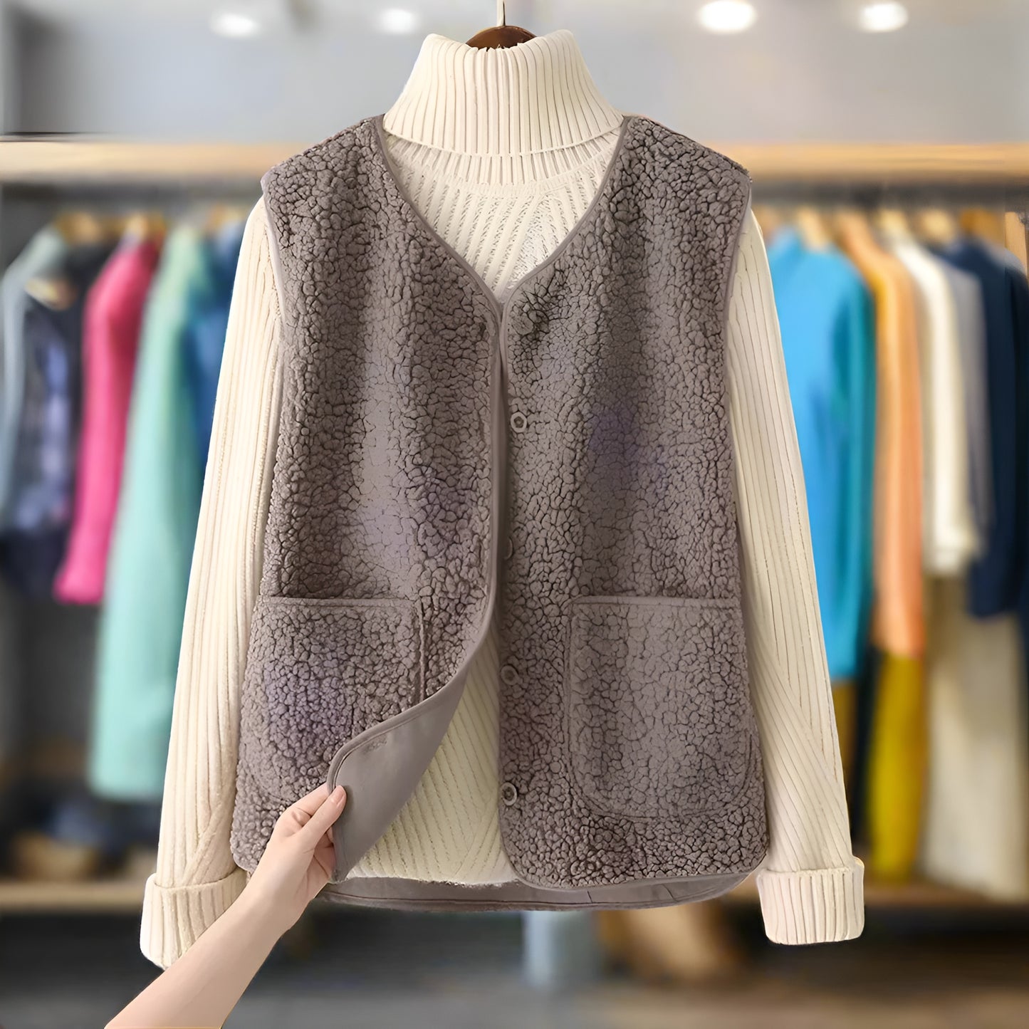 Caterina | Cardigan Classico e Caldo