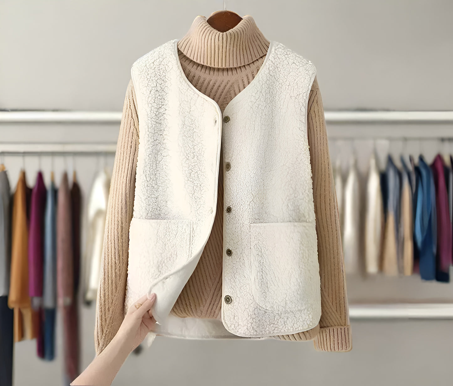 Caterina | Cardigan Classico e Caldo